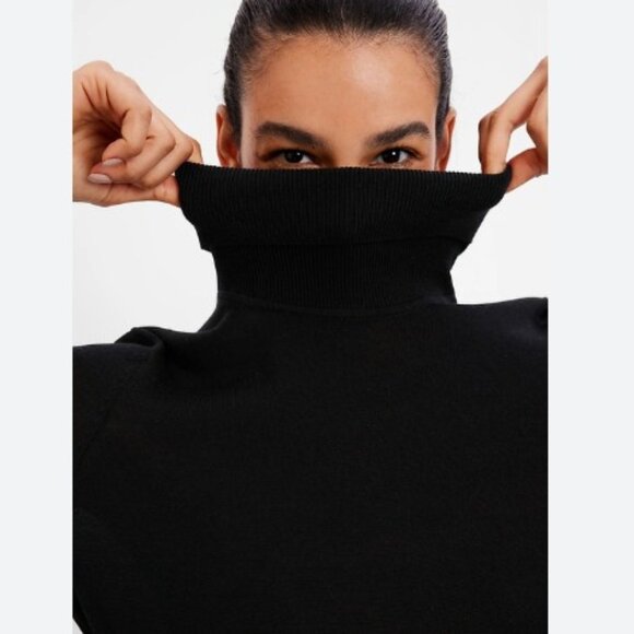 Gap Extra Fine Merino Wool Sweater In Black, S - Picture 1 of 8